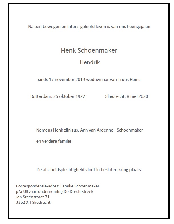 H. Schoenmaker