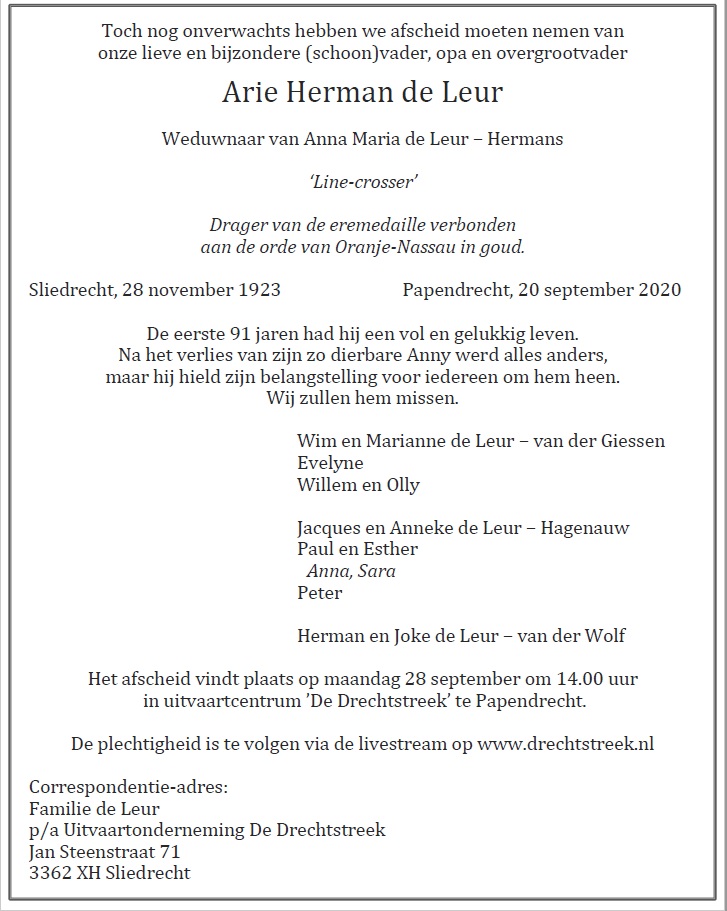 A.H. de Leur